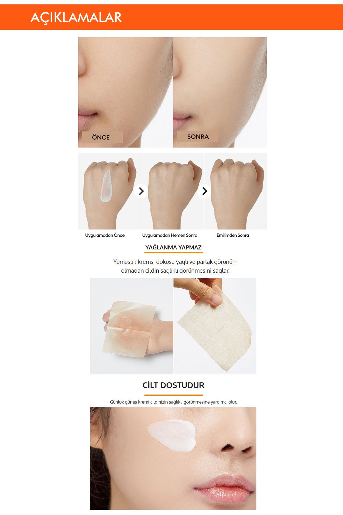 Missha Yapışkan His Bırakmayan Güneş Koruyucu APIEU Pure Block Natural Daily Sun Cream EX SPF50+/PA++++50ml - Görsel 2