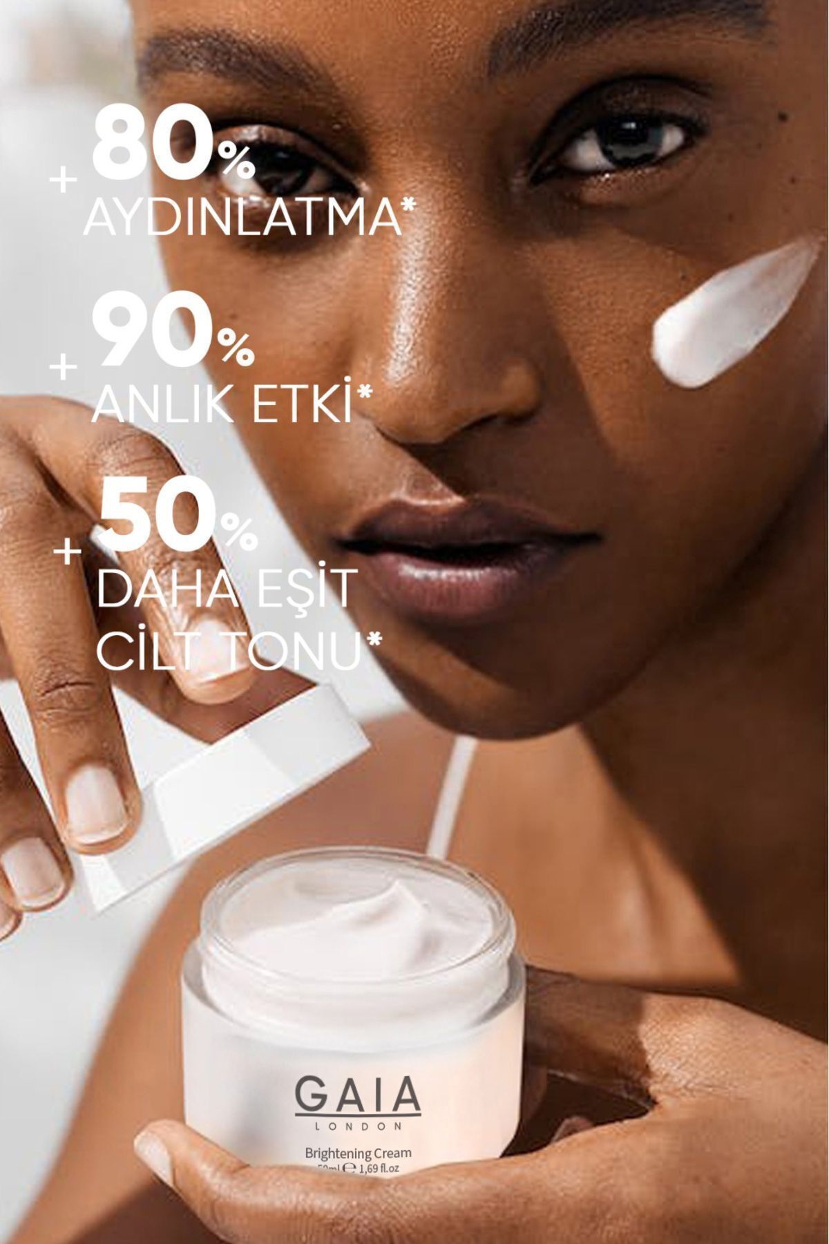 Gaia London Beyazlatıcı Etkili Leke Karşıtı Bakım Kremi Arbutin %2 (BRIGHTENING KREM) 50ml - Görsel 2