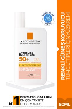La Roche Posay Anthelios Uvmune Fluid Güneş Kremi Spf50 50 ml - Renkli
