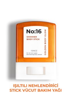 SİNOZ No:16 Işıltılı Nemlendirici Stick Vücut Bakım Yağı 18 gr.