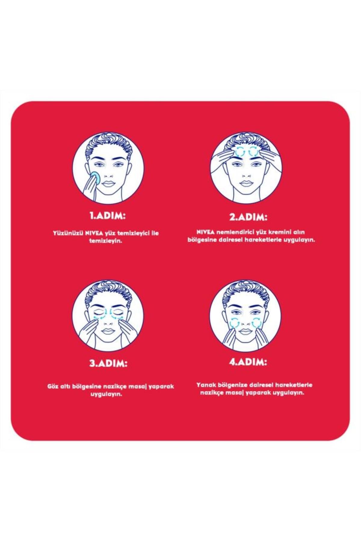 NIVEA Yaşlanma Karşıtı Yüz Bakım Kremi 100ml, Nemlendirici, Sıkı Cilt Görünümü, Antioksidan, UV Koruması - Görsel 2