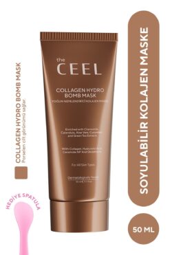 The Ceel Soyulabilen Kolajen Maske Glutatyon, Ceramide Np ve Yeşil Çay Özlü 50 ml