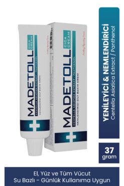 Madetoll Cilt Bakım Kremi Nemlendirici, Yenileyici, Yatıştırıcı