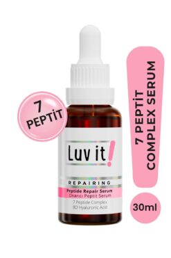 Luv it! Peptit Serum 30ml - Yaşlanma Ve Kırışıklık Karşıtı - Bariyer Onarıcı - Cilt Yenileyici
