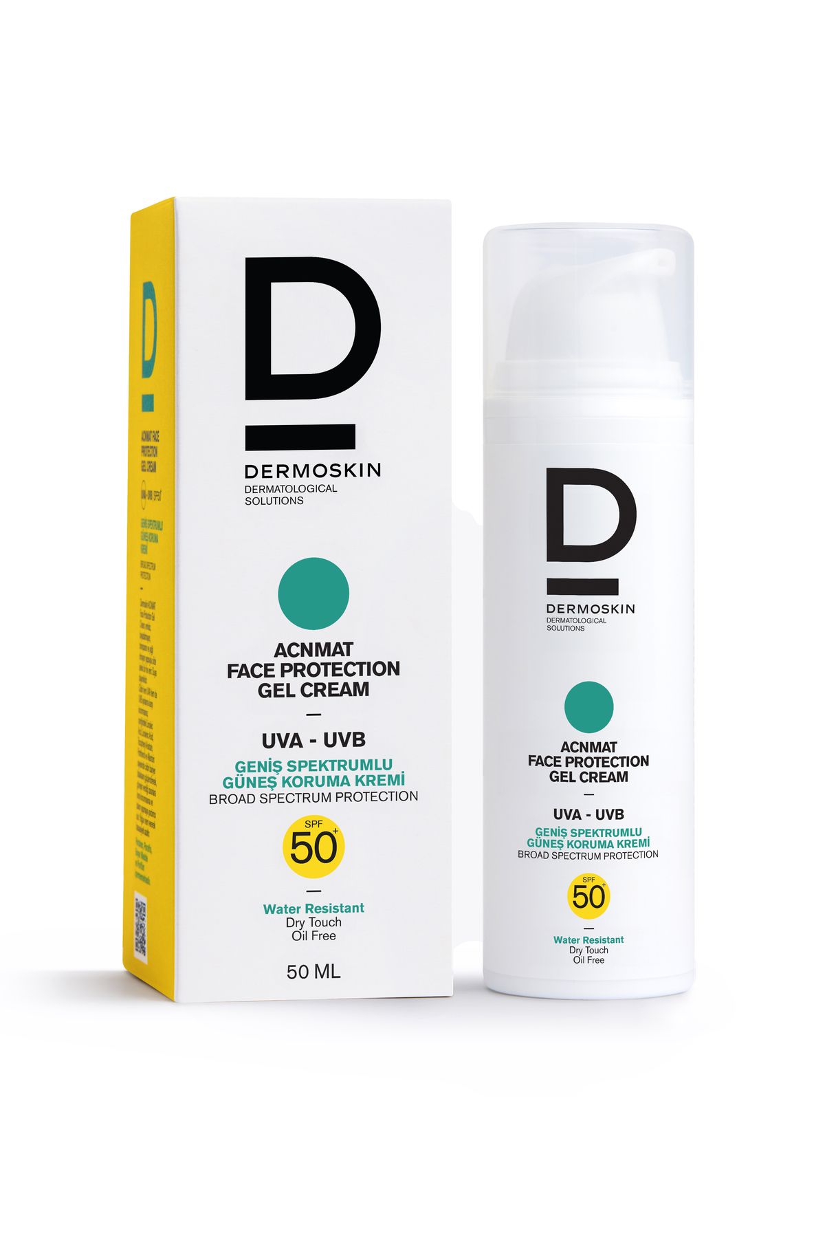 Dermoskin AcnMat Face Protection Gel Güneş Kremi Spf 50+ | Sivilce ve Akne Karşıtı | UVA&UVB Koruyucu | 50 ml - Görsel 2