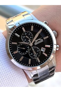 Slazenger Çelik Kordon İyon Kaplama İç Fonksiyonları Aktif 5 Atm Erkek Kol Saati ESL.2264.2.05