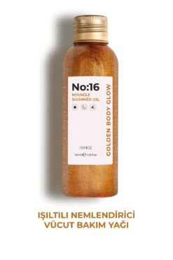 SİNOZ No:16 Mucizevi Işıltılı Saç Ve Vücut Bakım Yağı 100 Ml - Parıltılı Nemlendirici Bakım