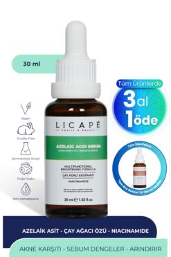 Licape Yağlı Ve Akneli Ciltler İçin Azelaic Acid Cilt Serumu 30ml
