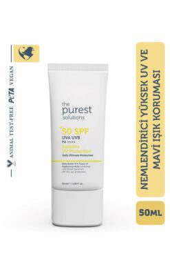 The Purest Solutions Yüksek Koruma ve Nemlendirici Etkili Güneş Koruyucu Krem SPF 50, 50 ml