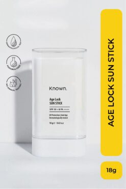 KNOWN. Age Lock Stick Güneş Kremi 50+ SPF | Yaşlanma Karşıtı– Mat Bitiş – Günlük Kullanım