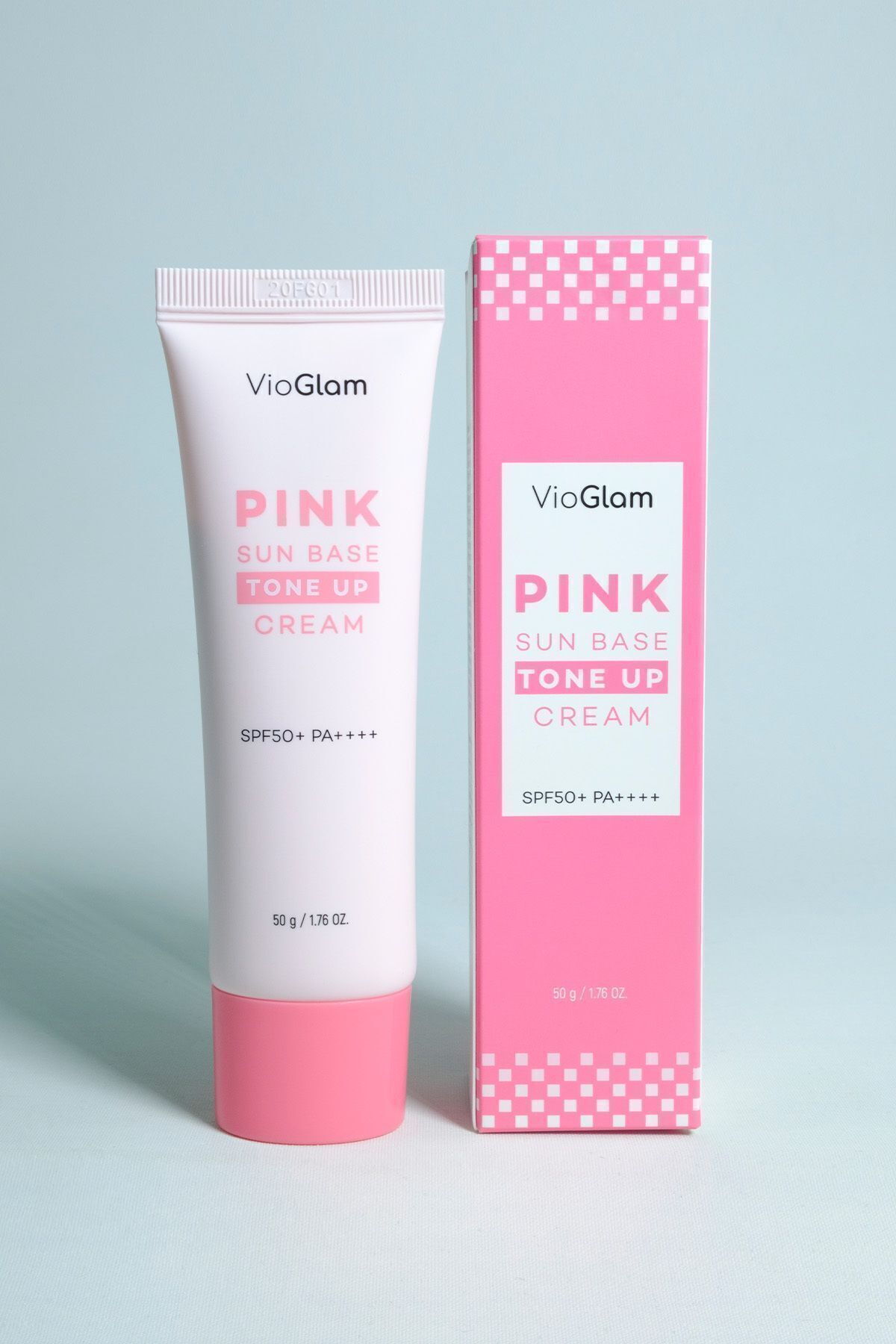VioGlam Vio Pink Sun Base Tone Up Cream Spf50 Pa / Ton Eşitleyici Güneş Koruyucu Krem - Görsel 2