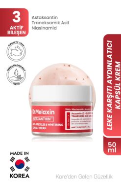 Dr.Melaxin Leke Karşıtı Kapsül Krem – Astaxanthin Içerikli, Cilt Tonu Eşitleyici Aydınlatıcı Bakım 50ml