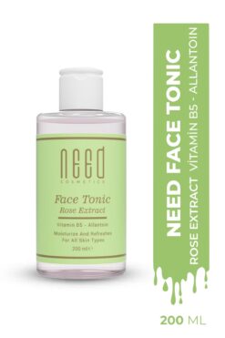 NEED COSMETİCS Glycerin,vitamin B5, Gül Yağı Özlü Ve Siyah Nokta Karşıtı,gözenek Sıkılaştırıcı Tonik 200 ml