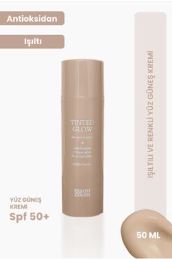 EIGHTH COLOR Tinted Glow Işıltılı ve Renkli Yüz Güneş Kremi