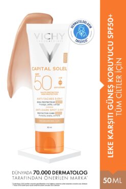 Vichy Capital Soleil Spf 50 Leke Karşıtı Renkli Güneş Koruyucu 50 ml