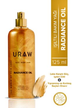 Uraw Radiance Oil | Bitkisel Yağ Kompleksi - Yoğun Nemlendirici Işıltılı Saç Ve Vücut Yağı