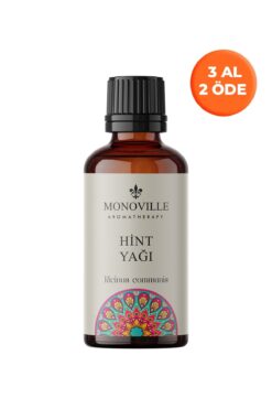 Monoville Hint Yağı ( Yoğun Kıvamlı Yağ ) 30 ml Soğuk Sıkım %100 Saf Ve Doğal (CASTOR OİL)