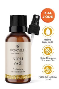 Monoville Nioli Uçucu Yağı 20 ml %100 Saf Ve Doğal ( Niaouli Essential Oil )