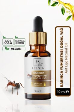 ESENIA Karınca Yumurtası Yağı Tüy Dökücü Tüy Azaltıcı Yağı %100 Saf ve Doğal Ant Egg Essential Oil 10ml