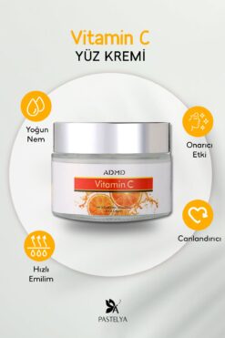 Pastelya Vitamin C Yüz Kremi 50 g – Nemlendirici ve Onarıcı