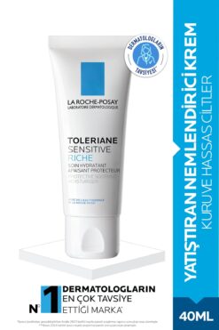 La Roche Posay Toleriane Sensitive Riche  Nemlendirici Yüz Kremi 40 ml- Kuru ve Hassas Ciltler İçin