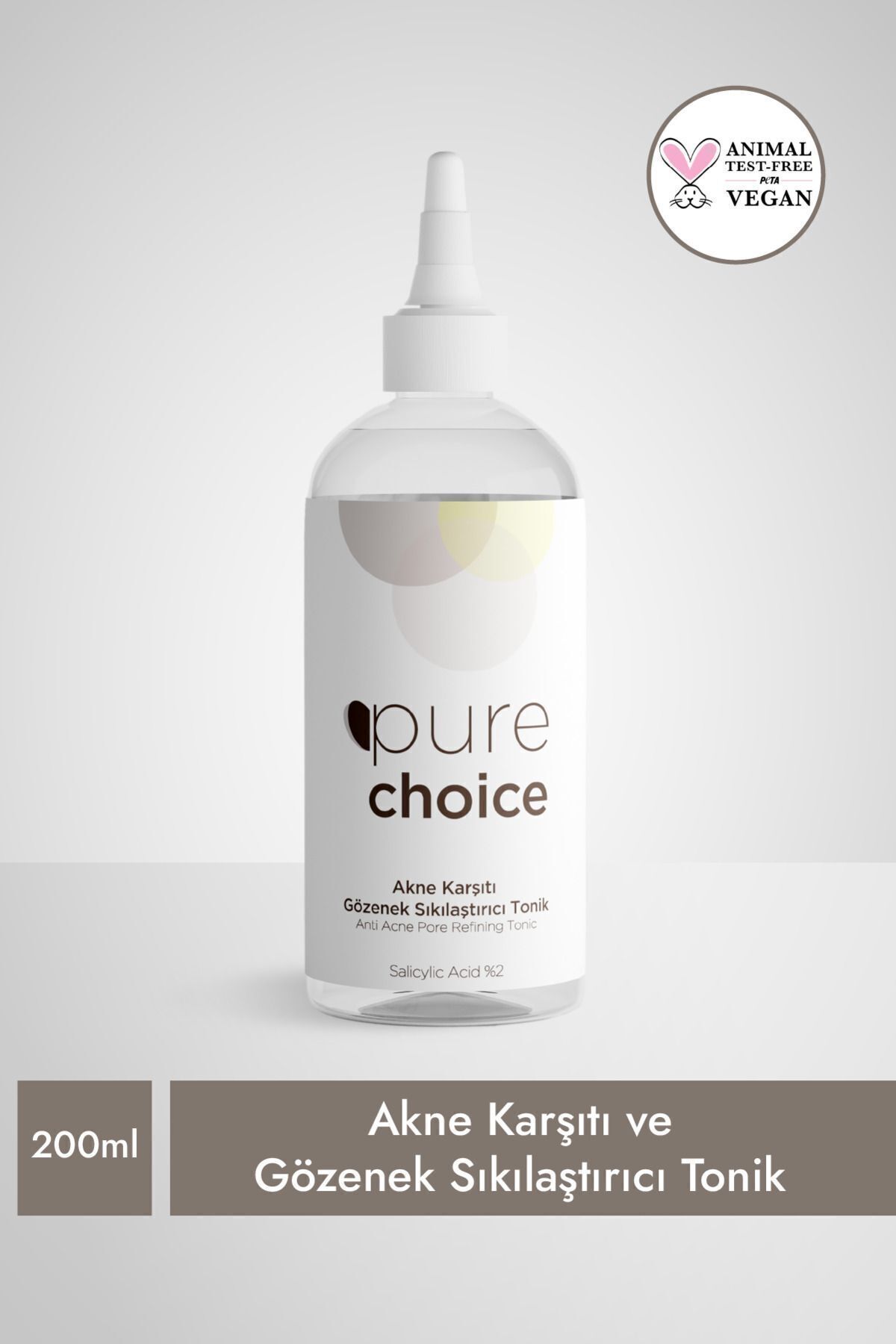 Pure Choice Akne Karşıtı Gözenek Sıkılaştırıcı Tonik 200 ml