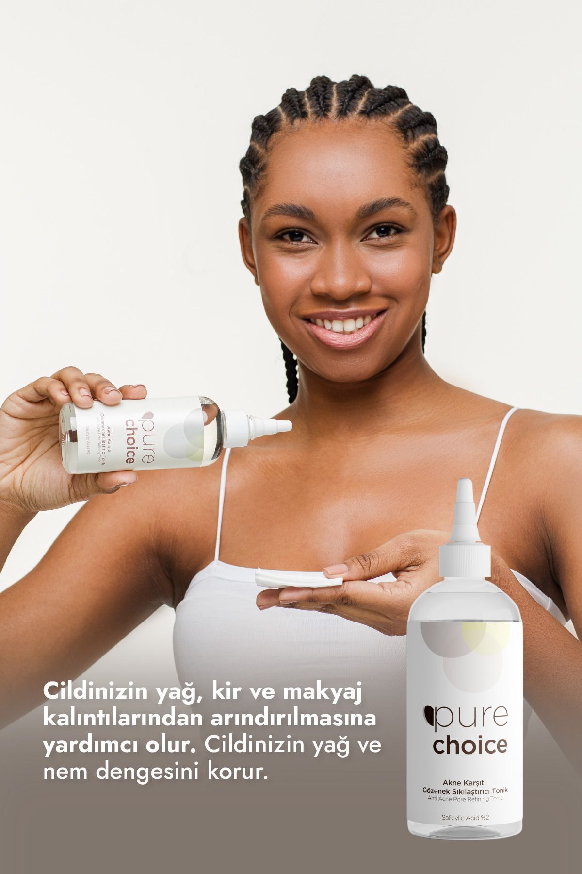 Pure Choice Akne Karşıtı Gözenek Sıkılaştırıcı Tonik 200 ml - Görsel 2