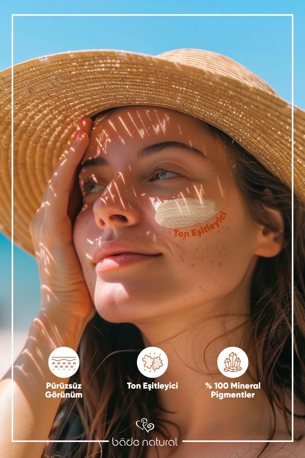 Bade Natural 50 Spf Renkli Güneş Koruyucu Süt 30 ml - Görsel 2