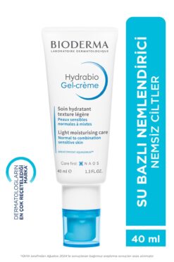 Bioderma Hydrabio Gel-Cream Kuru Cilt Nemlendirici Jel Dokulu Niasinamid E Vitamini İçeren Yüz Kremi 40 ml