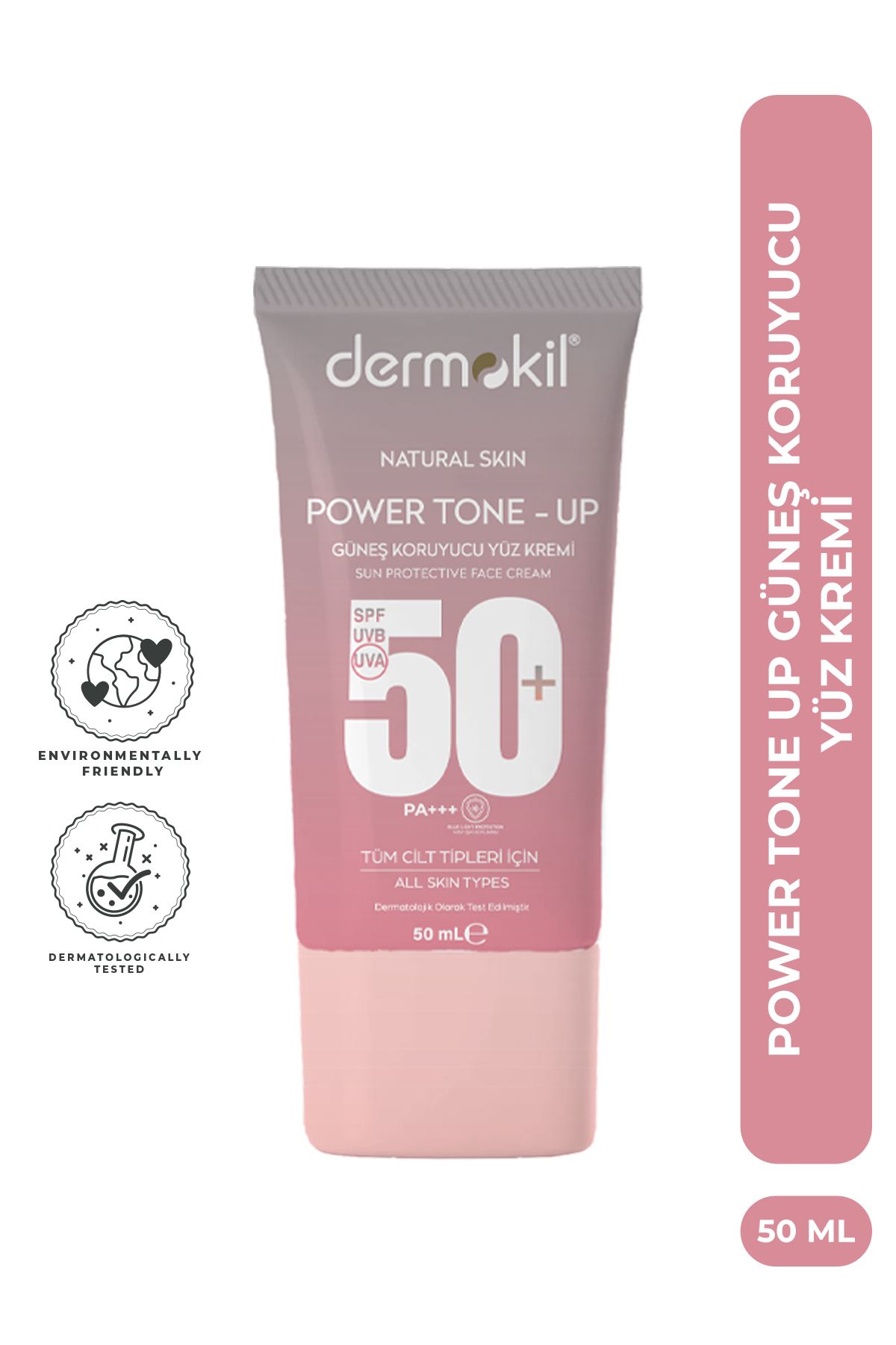Dermokil Power Tone-Up Güneş Koruyucu Yüz Kremi 50+Spf