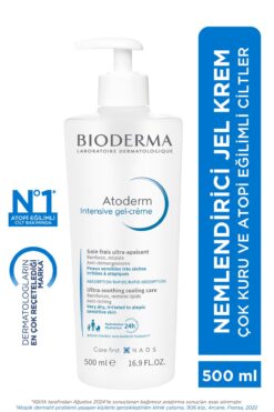 Bioderma Atoderm Intensive Gel-Cream Çok Kuru Atopi Eğilimli Cilt Yatıştırıcı Jel Krem Niasinamid 500 ml