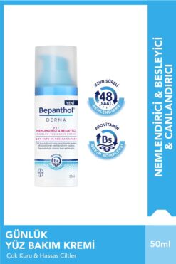 Bepanthol Derma Nemlendirici & Besleyici Günlük Yüz Bakım Kremi 50ml - Günlük Yoğun Nemlendirici