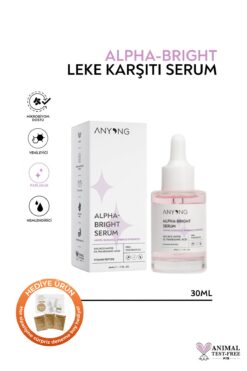 Anyong Alfa Arbutin Aydınlatıcı, Leke Karşıtı, Ton Eşitleyici Serum 30 ml (Pirinç Suyu & Traneksamik Asit)