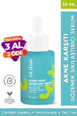 OlaLab Akne Ve Siyah Nokta Karşıtı Gözenek Sıkılaştırıcı Niacinamide Cilt Serumu 30ml