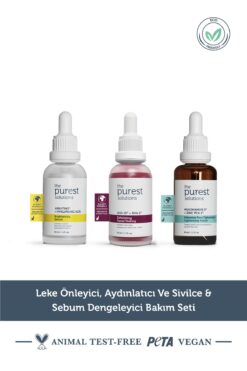 The Purest Solutions Arbutin, Aha+bha, Niacinamide içerikli Cilt Bakım Seti