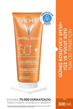 Vichy Capital Soleil Spf 50 Çok Yüksek Koruma Yüz Ve Vücut Sütü 300 ml
