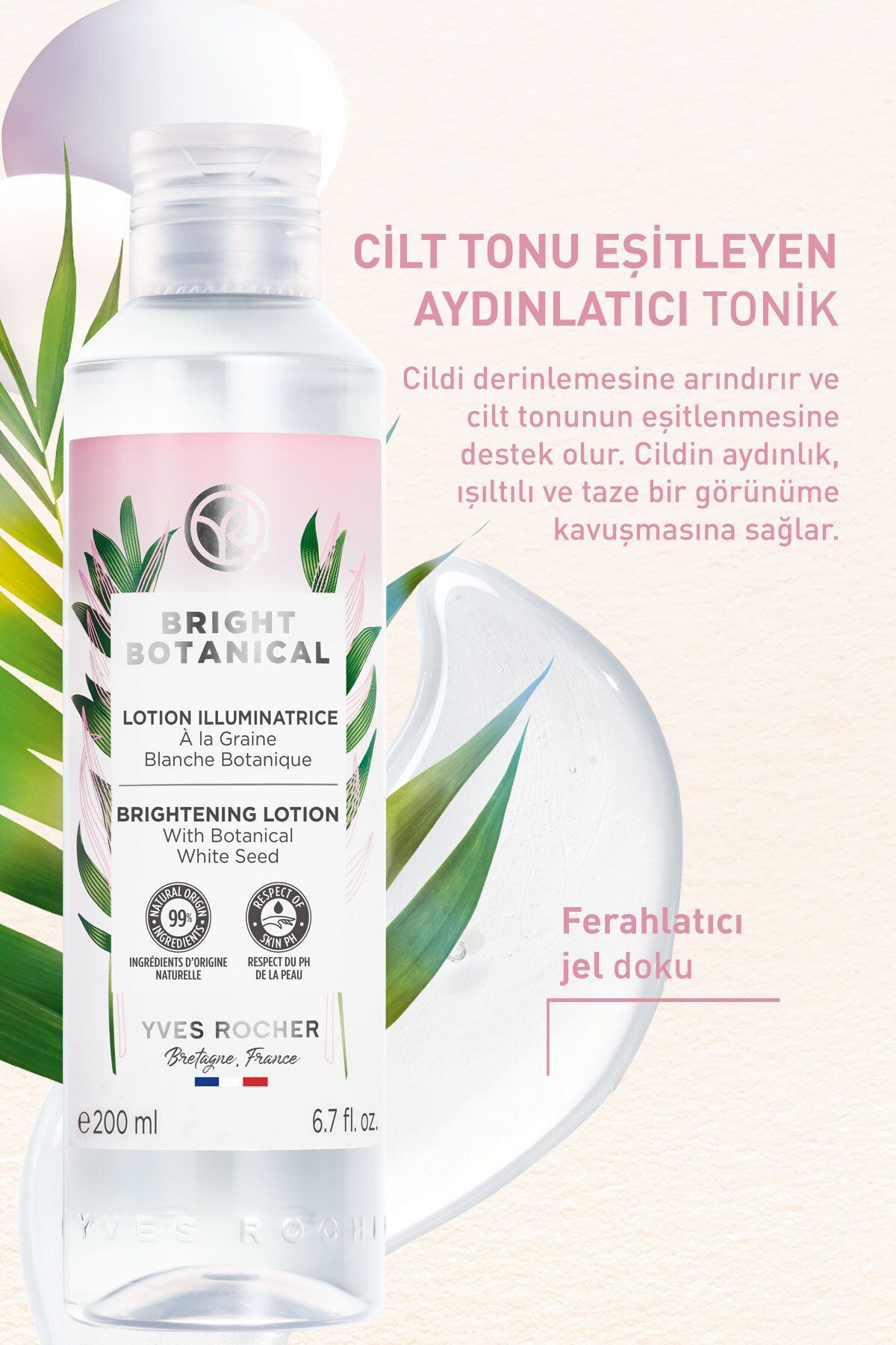 Yves Rocher Leke Ve Kırışık Karşıtı Bitkisel Kompleks Bakım Bright Botanical - Tonik-200ml - Görsel 2