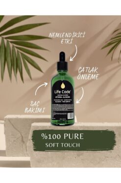 LİFE CODE Gliserin Bitkisel Mega Boy, Damlalıklı Şişe 100 Ml.