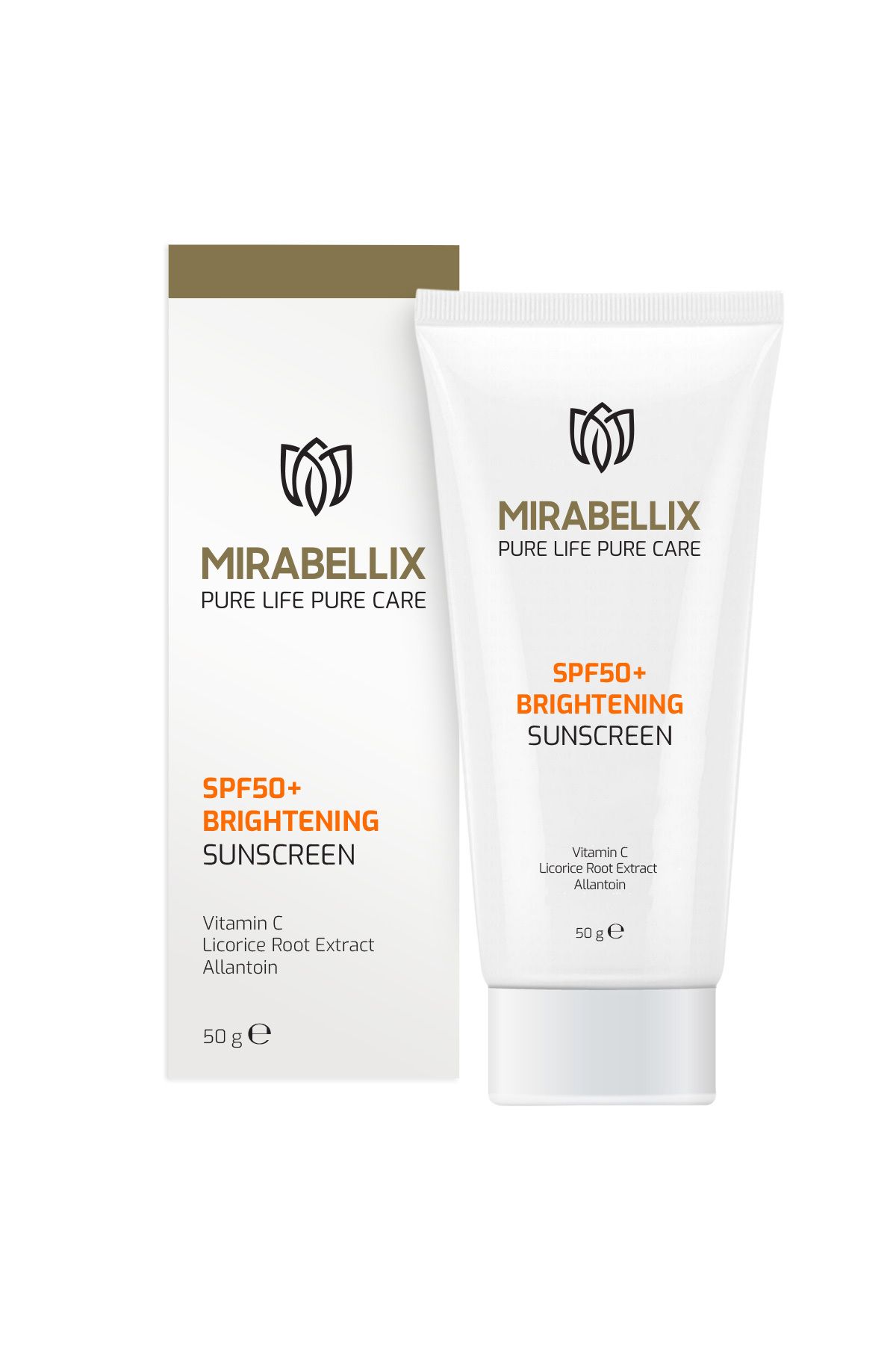 Mirabellix Leke Karşıtı & Aydınlatıcı Güneş Kremi Spf50 – C Vitamini Ve Meyan Kökü Özlü Yüksek Koruma 50 ml - Görsel 2
