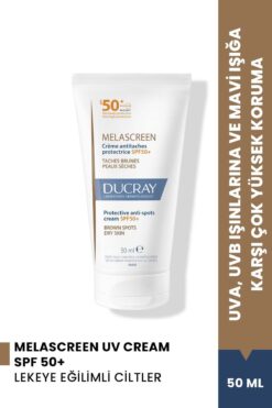 Ducray Melascreen Cream SPF50+ Kuru ve Lekeye Eğilimli Ciltler İçin Güneş Kremi 50 ml