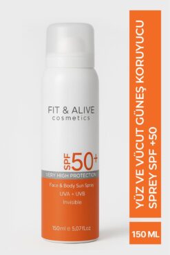 Fit & Alive Fitalive Spf 50 Yüz Ve Vücut Güneş Koruyucu Sprey