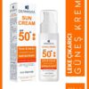 Dermavia Spf 50 Yüz Ve Vücut Koruma Leke Karşıtı Güneş Kremi 100 ml - Suya Dayanıklı Karma Ciltler