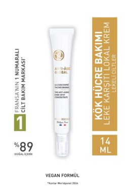 Yves Rocher Yenileyici Leke ve Yaşlanma Karşıtı Bitkisel Kök Hücre Bakımı Anti-Age Global-Vitamin C - Lokal Krem