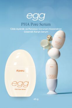 Missha Cilde Aydınlık ve Pürüzsüz Görünüm Kazandıran Gözenek Karşıtı Serum A'PIEU Egg Pha Pore Serum