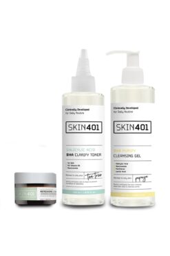 Skin401 Sivilce Oluşumunu Önlemeye ve Gözenek Görünümü Azaltmaya Yardımcı Bakim Rutini