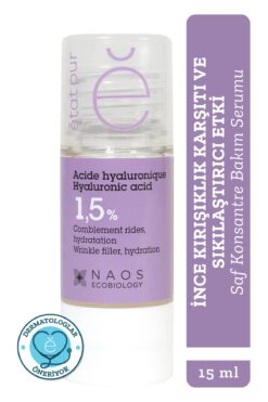 Etat Pur Pure Active Hyaluronik Asit %1,6 Kırışıklık Karşıtı Nemlendirici Konsantre Cilt Bakım Serumu 15 ml