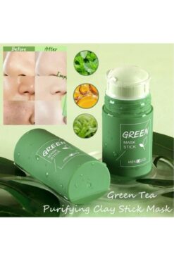 aks kozmetik Yeşil Çay Özlü Siyah Nokta Ve Sivilce Maskesi & Green Tea Mask