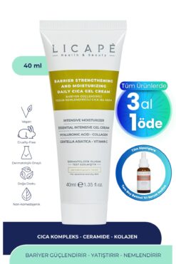 Licape Bariyer Güçlendirici Yoğun Nemlendirici Cica Jel Krem 40ml