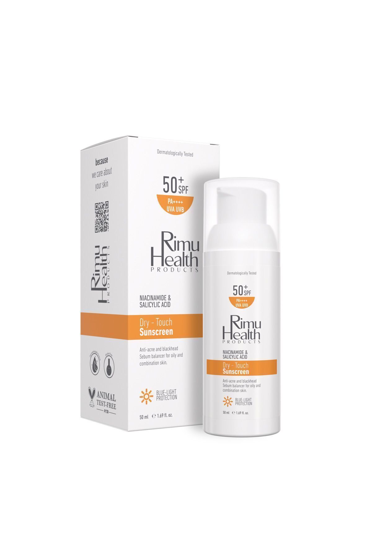 Rimu Health Products Yağlı Ve Karma Ciltler Için Siyah Nokta Ve Akne Karşıtı Güneş Kremi 50 ml - Görsel 2