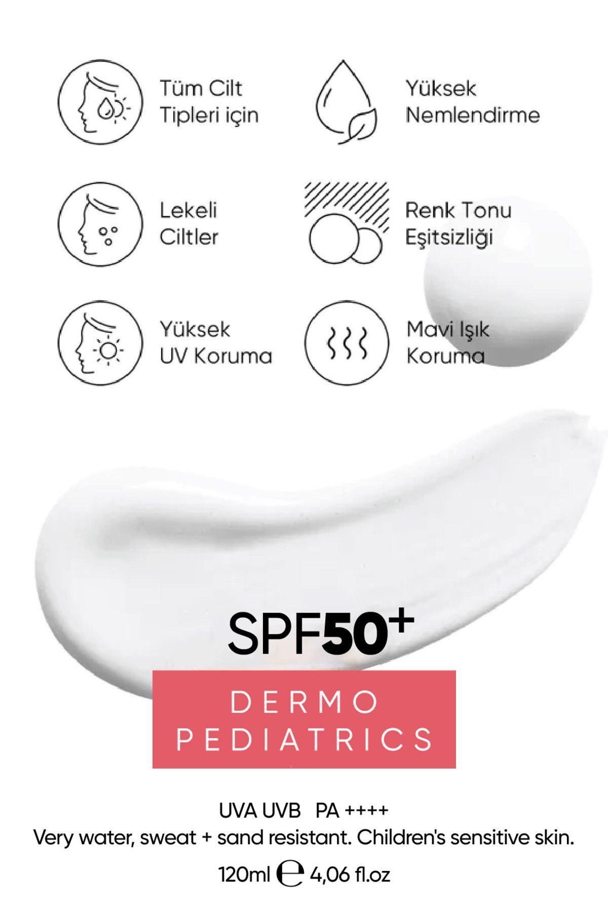 Gaia London Çocuklar Için Cildi Suya, Tere Ve Kuma Karşı Çok Dayanıklı 50spf Uva/uvb 120ml Güneş Kremi - Görsel 2